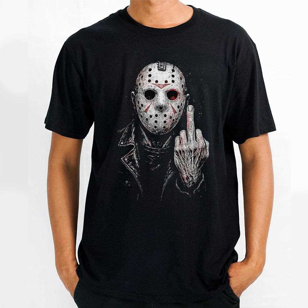 Jason Voorhees Flipping Off T-shirt