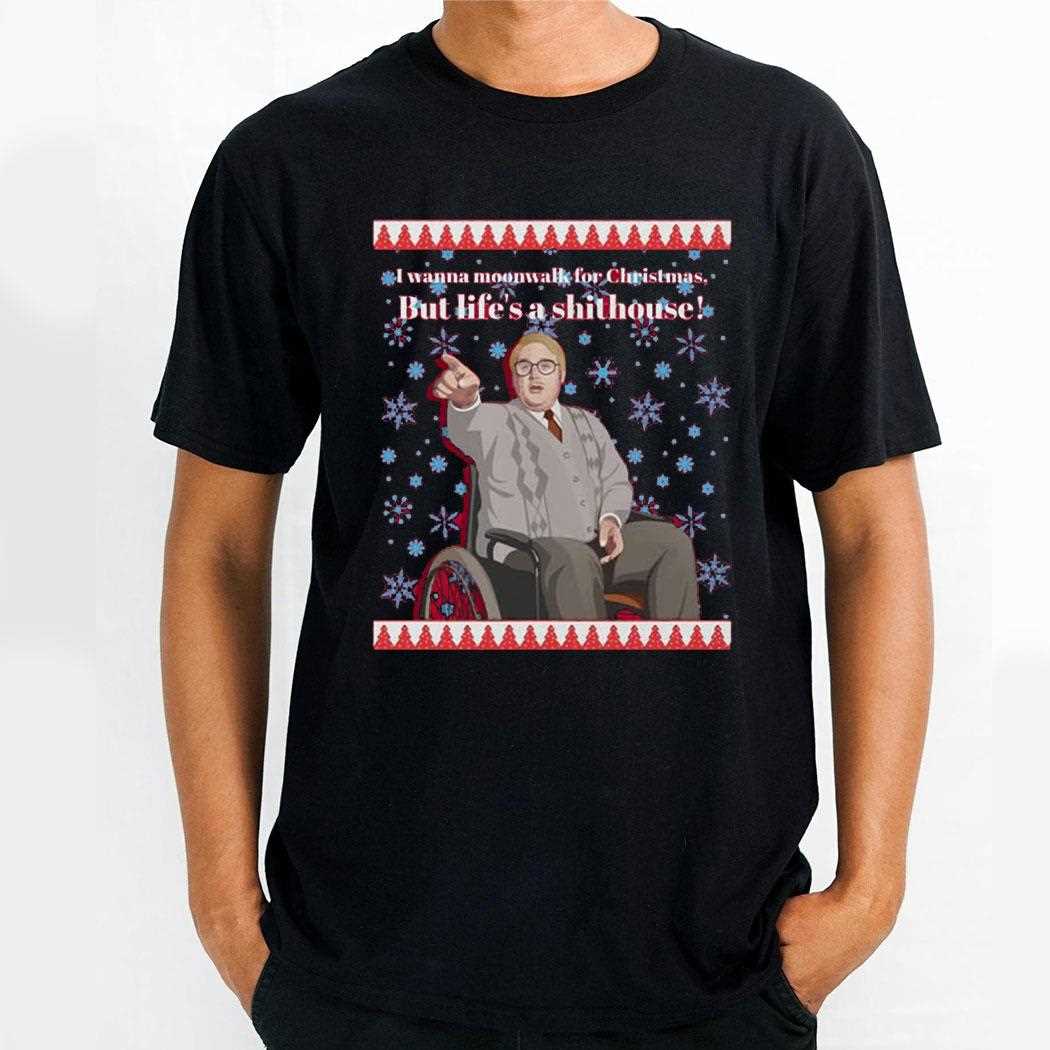 Life’s A Shithouse Den Perry Christmas Shirt
