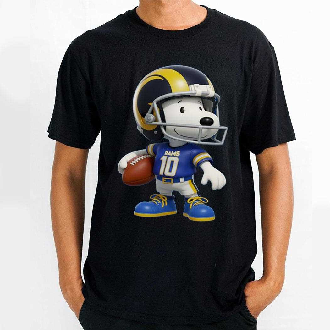 Los Angeles Rams Snoopy Football Sweatshirt