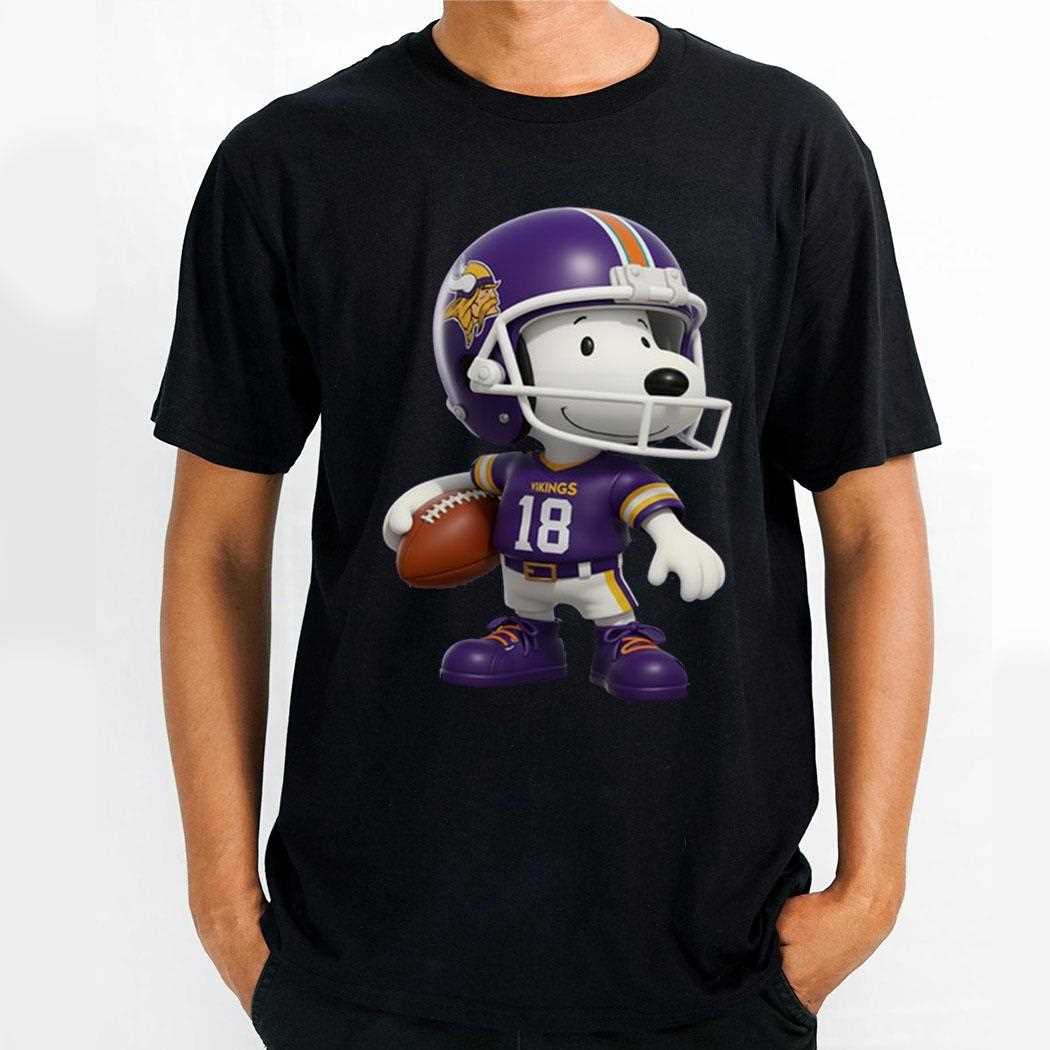 Minnesota Vikings Snoopy Football Sweatshirt