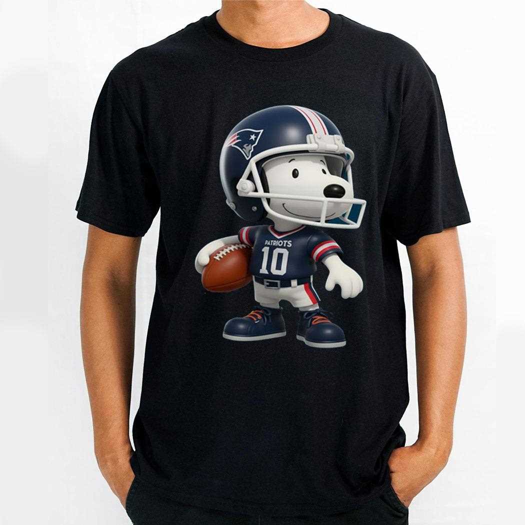 New England Patriots Snoopy Football Sweatshirt