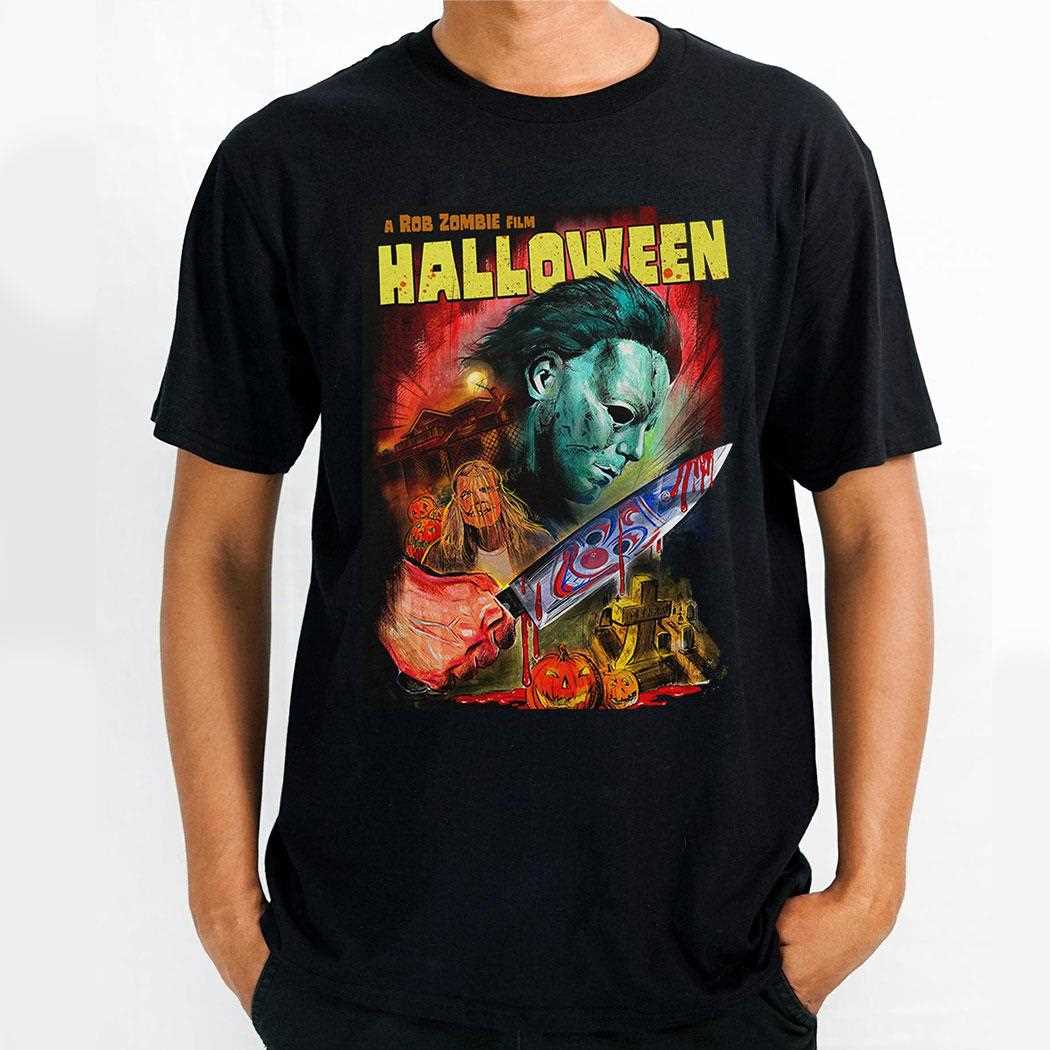 Rob Zombie’s Halloween 2007 Poster T-shirt Rob Zombie’s Halloween 2007 Poster T-shirt