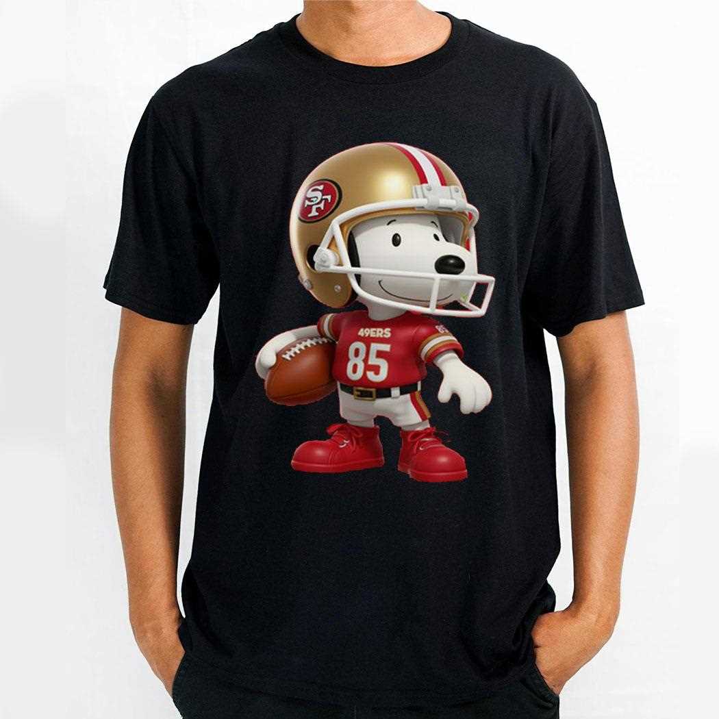 San Francisco 49ers Snoopy Football Sweatshirt