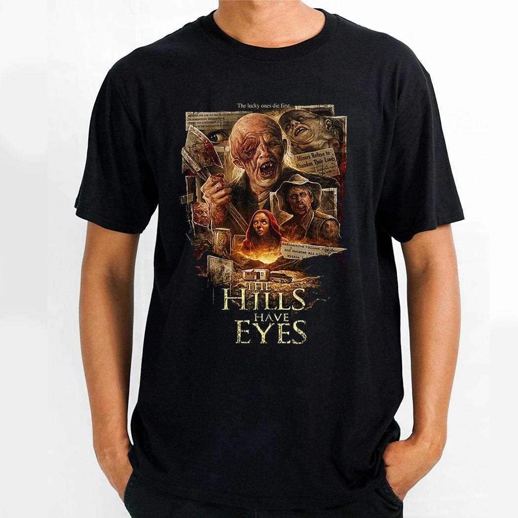 The Hills Have Eyes Mutant Family Newspaper Collage Tee The Hills Have Eyes Mutant Family Newspaper Collage Tee
