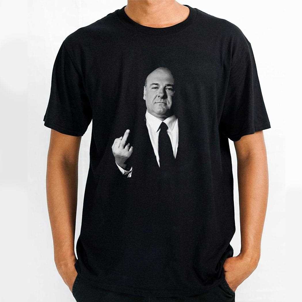 Tony Soprano Middle Finger T-shirt