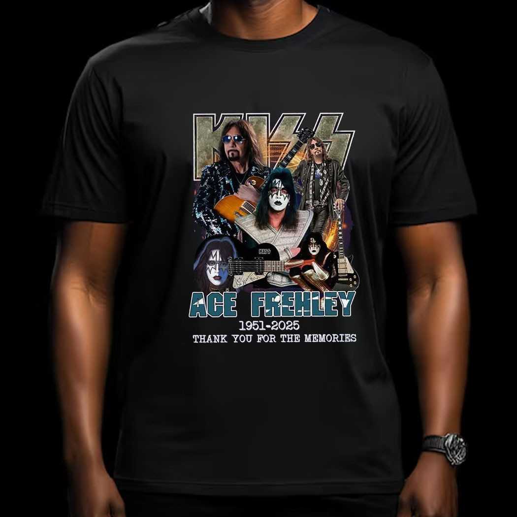 Ace Frehley Rest In Peace Kiss Tribute T-shirt
