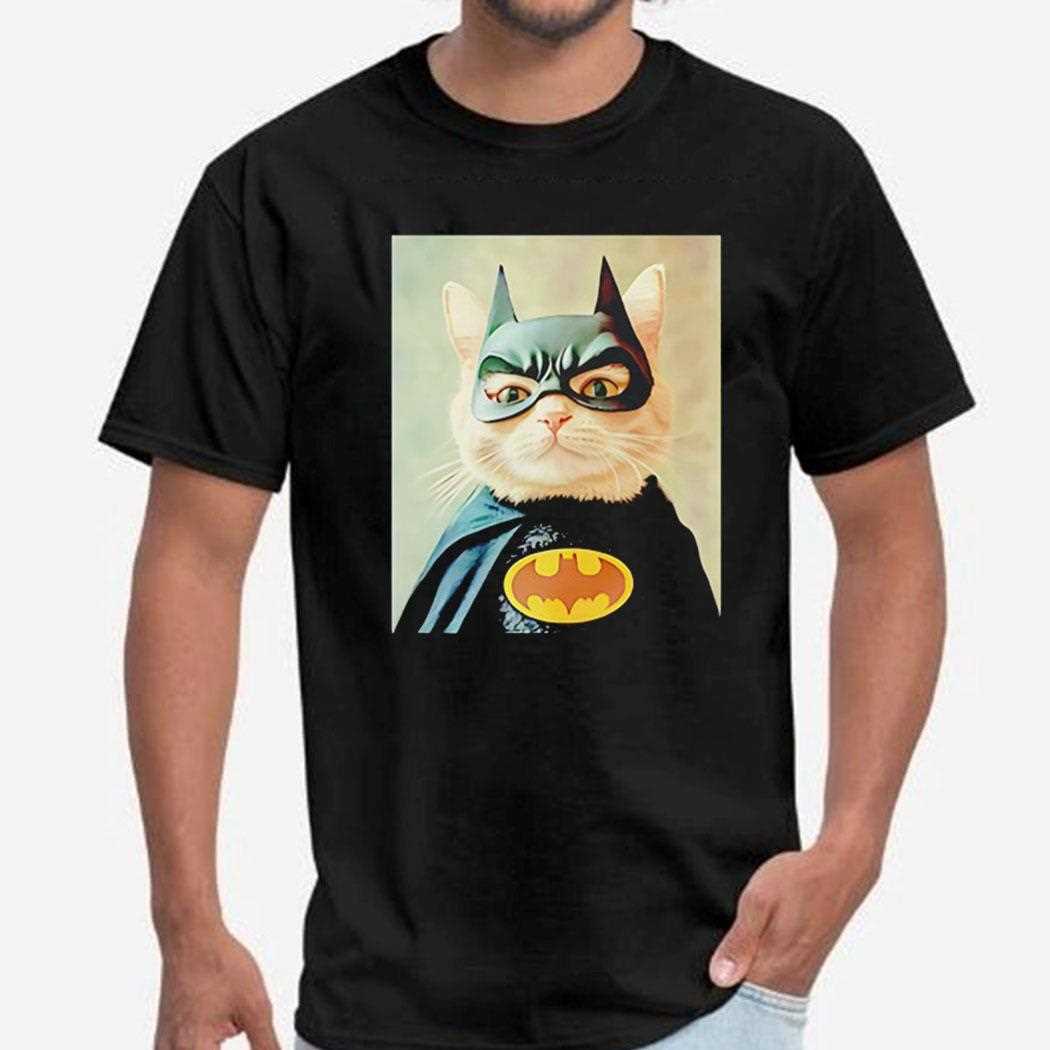 Batman Cat Funny Shirt