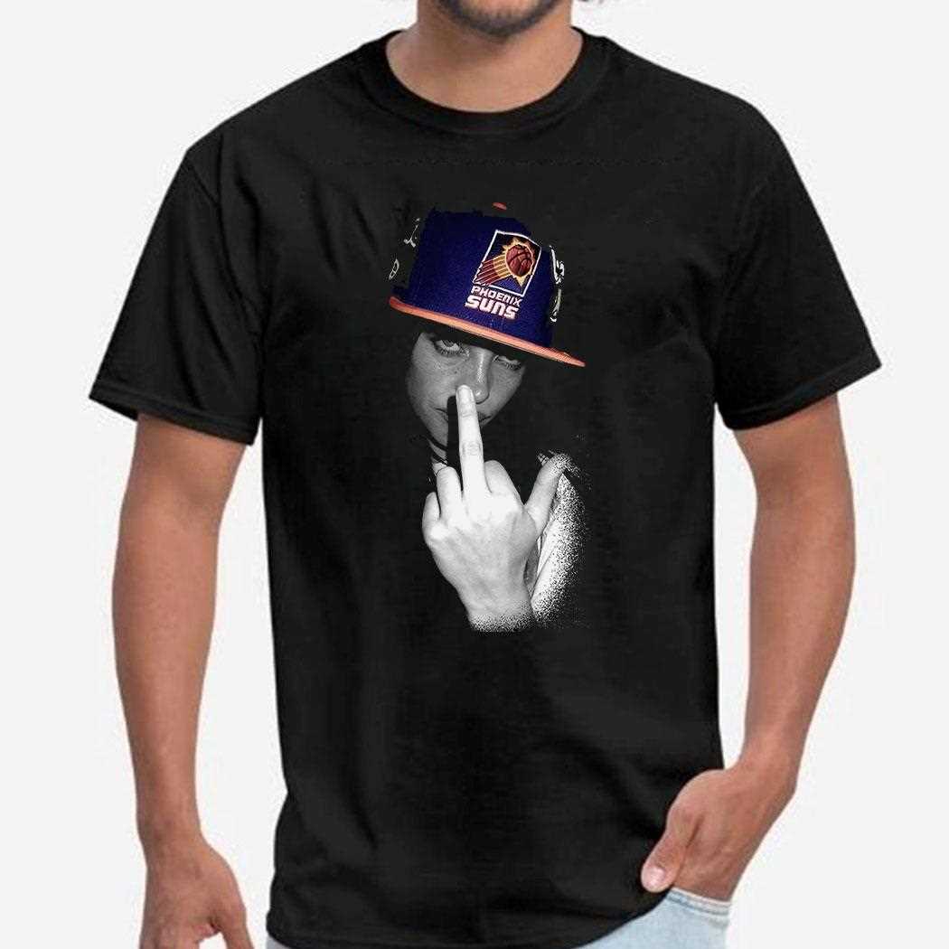 Billie Eilish Phoenix Suns Hat Flip Off Tee