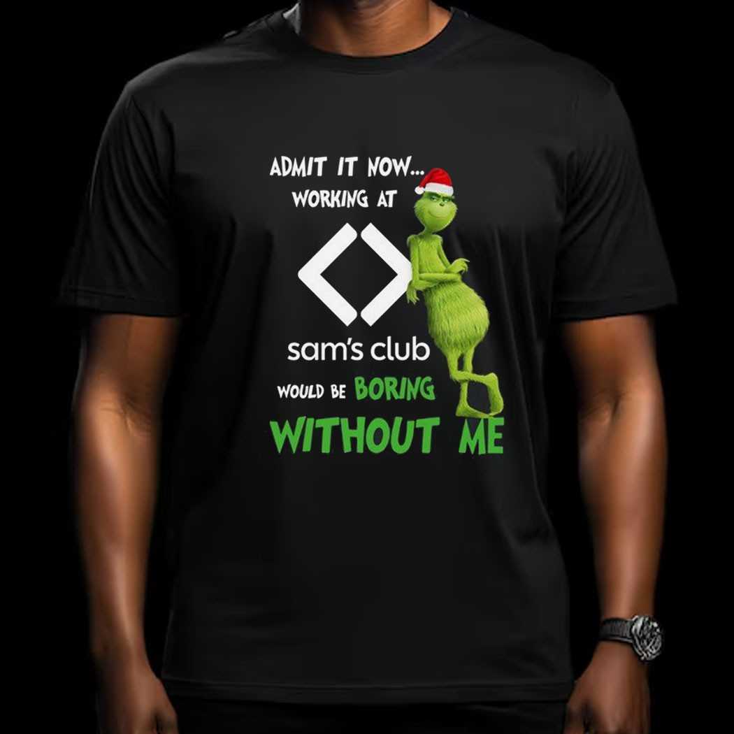 Grinch Working At Speedway Would Be Boring Without Me Hoodie