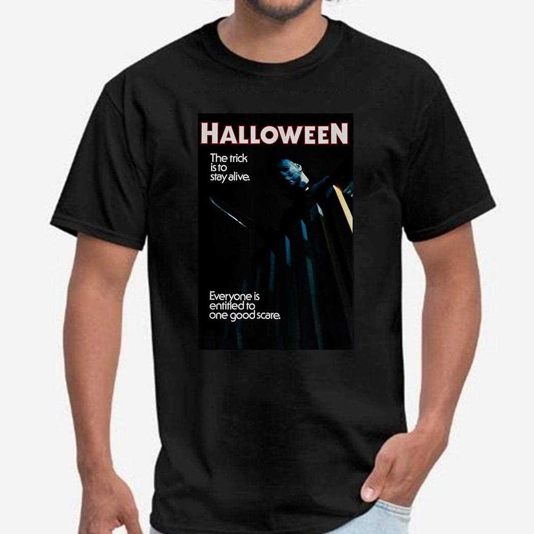 Halloween Ii Michael Myers Half-pumpkin Skull T-shirt
