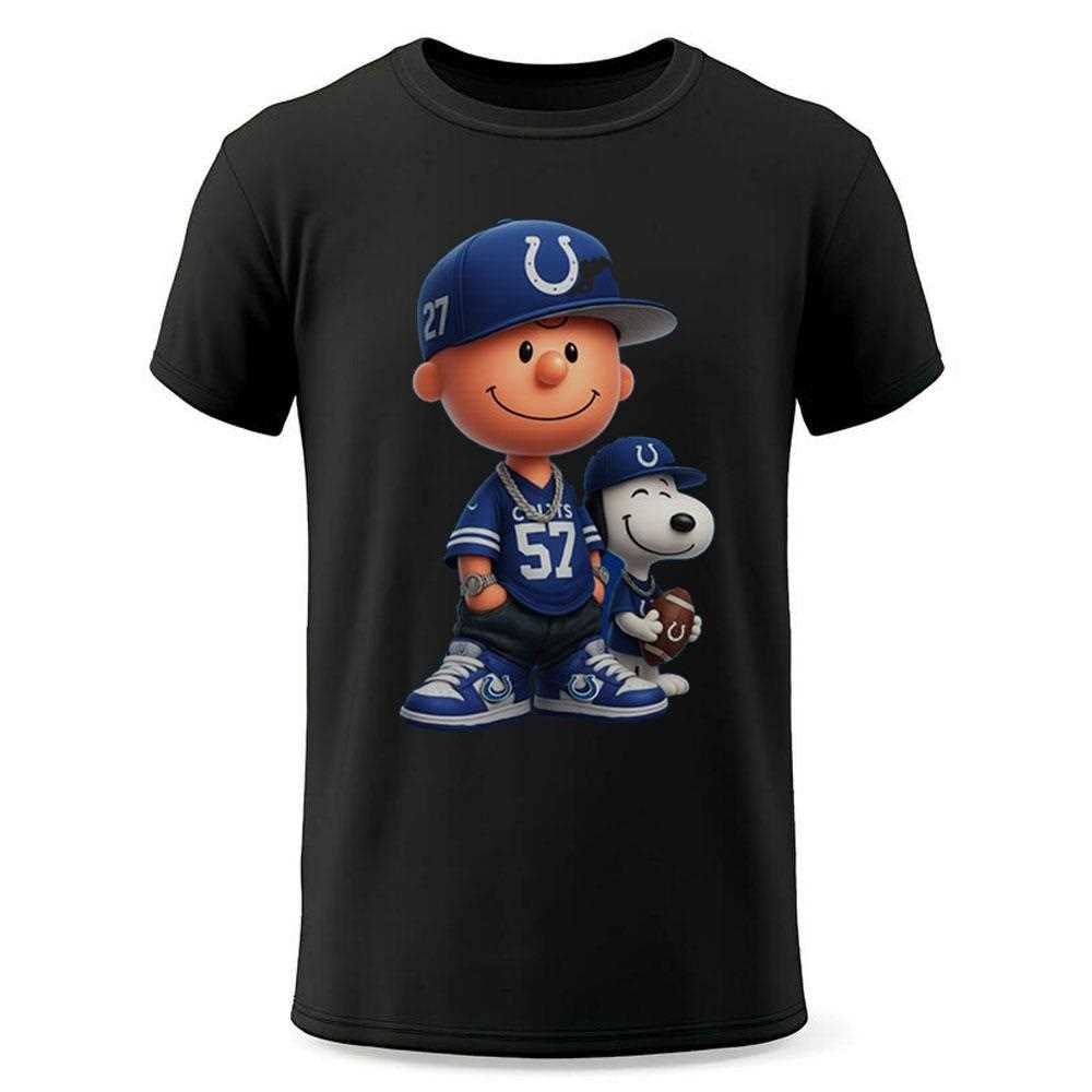 Indianapolis Colts Charlie Brown And Snoopy Shirt Indianapolis Colts Charlie Brown And Snoopy Shirt