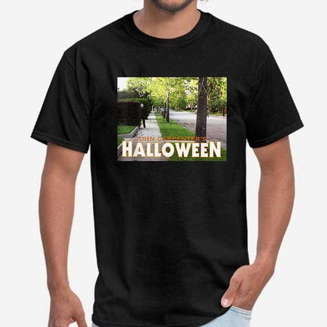 John Carpenter’s Halloween Michael Myers Street Scene T-shirt