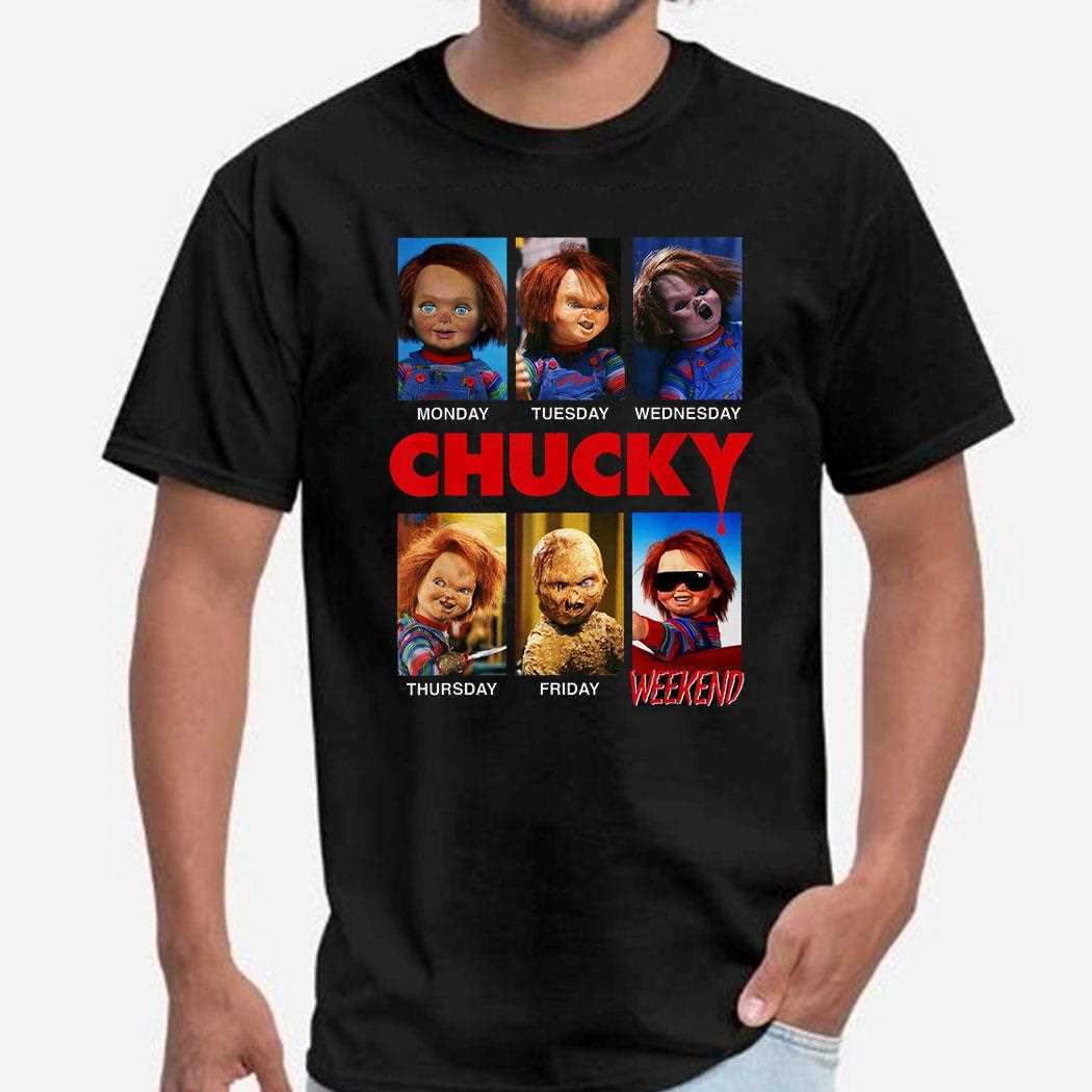 Monday – Weekend Chucky Daily Moods T-shirt