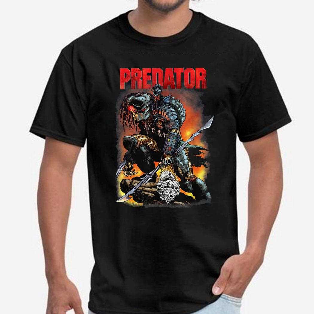 Predator Jungle Hunter Skull Pile Tee