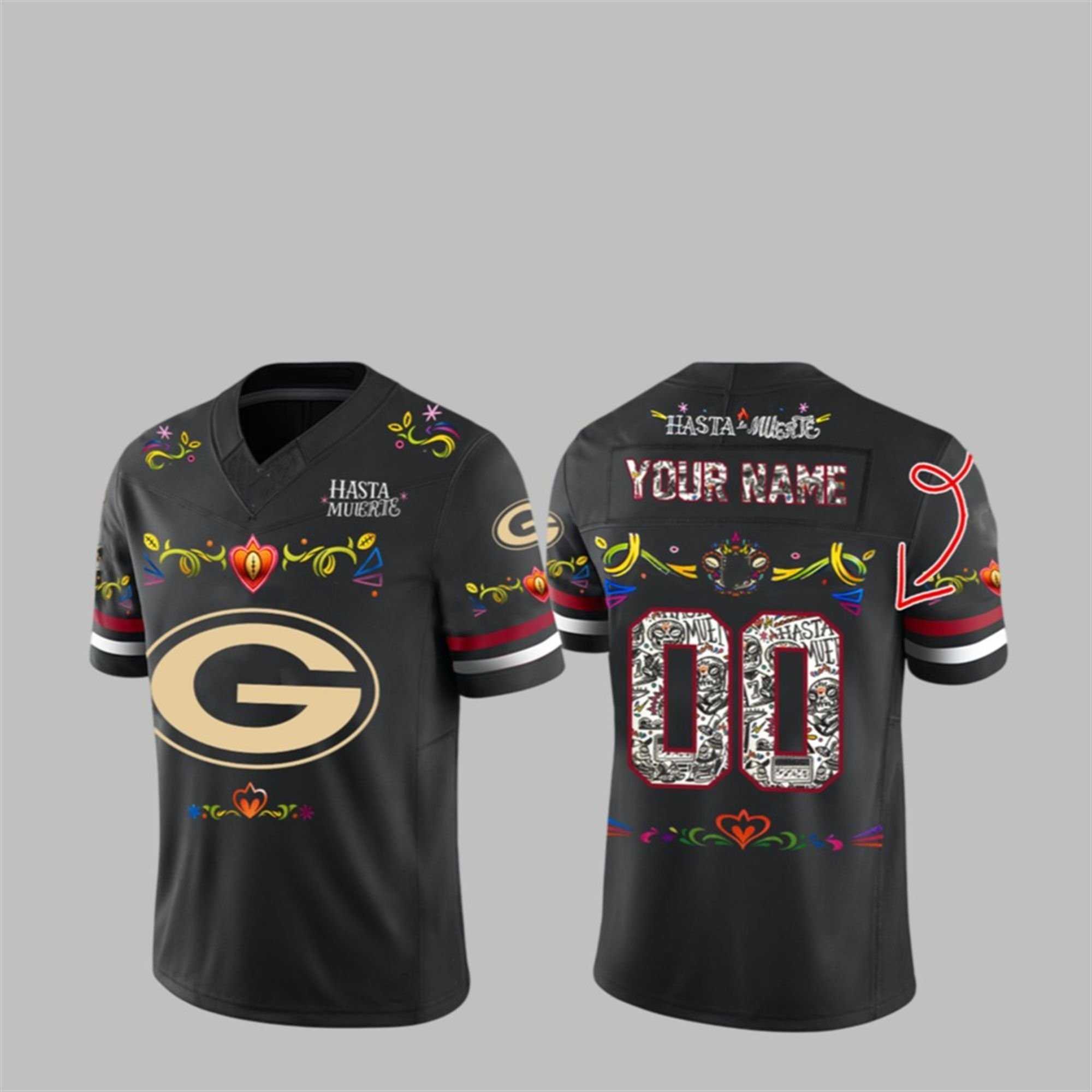 2025 Green Bay Packers Hasta La Muerte Jersey