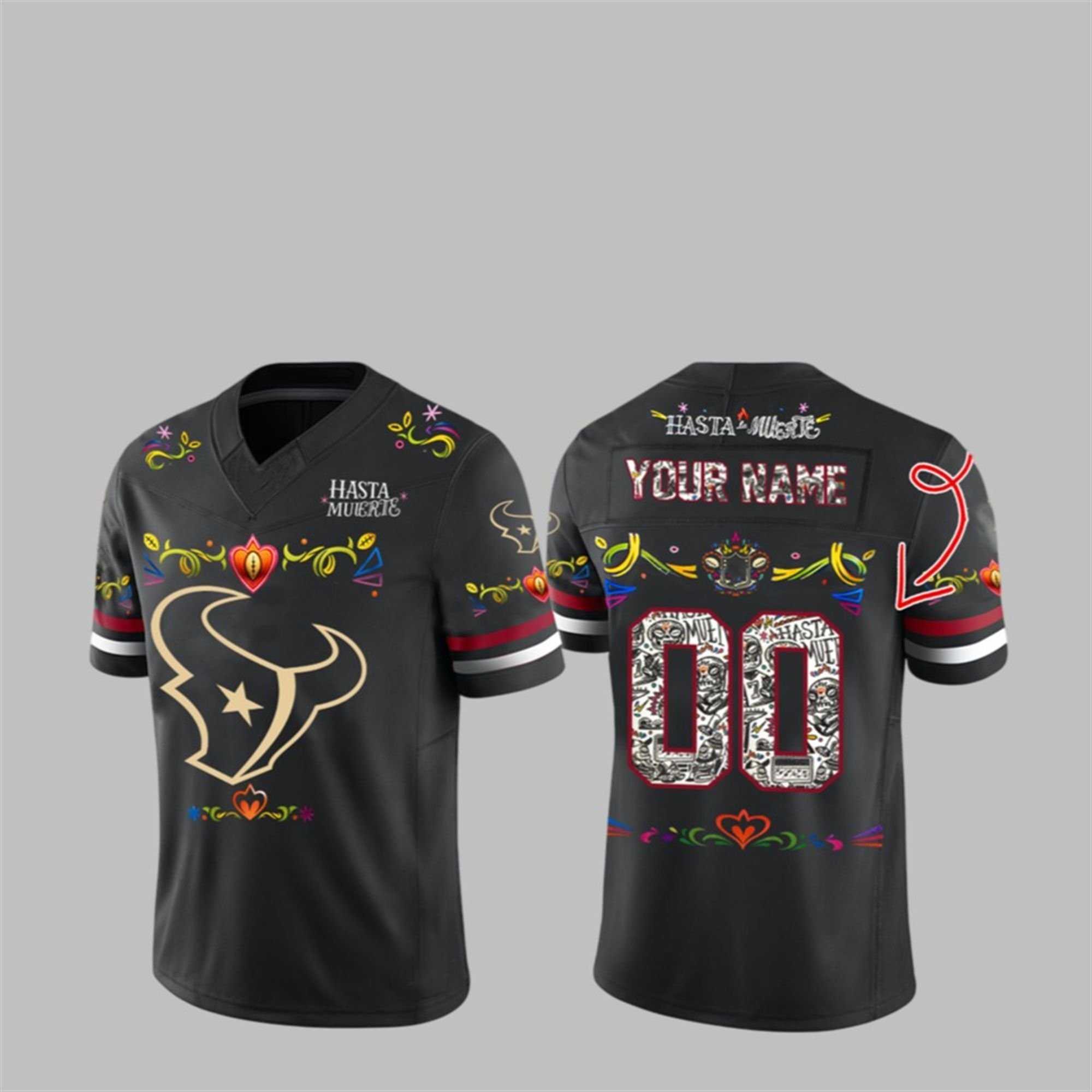 2025 Houston Texans Hasta La Muerte Jersey