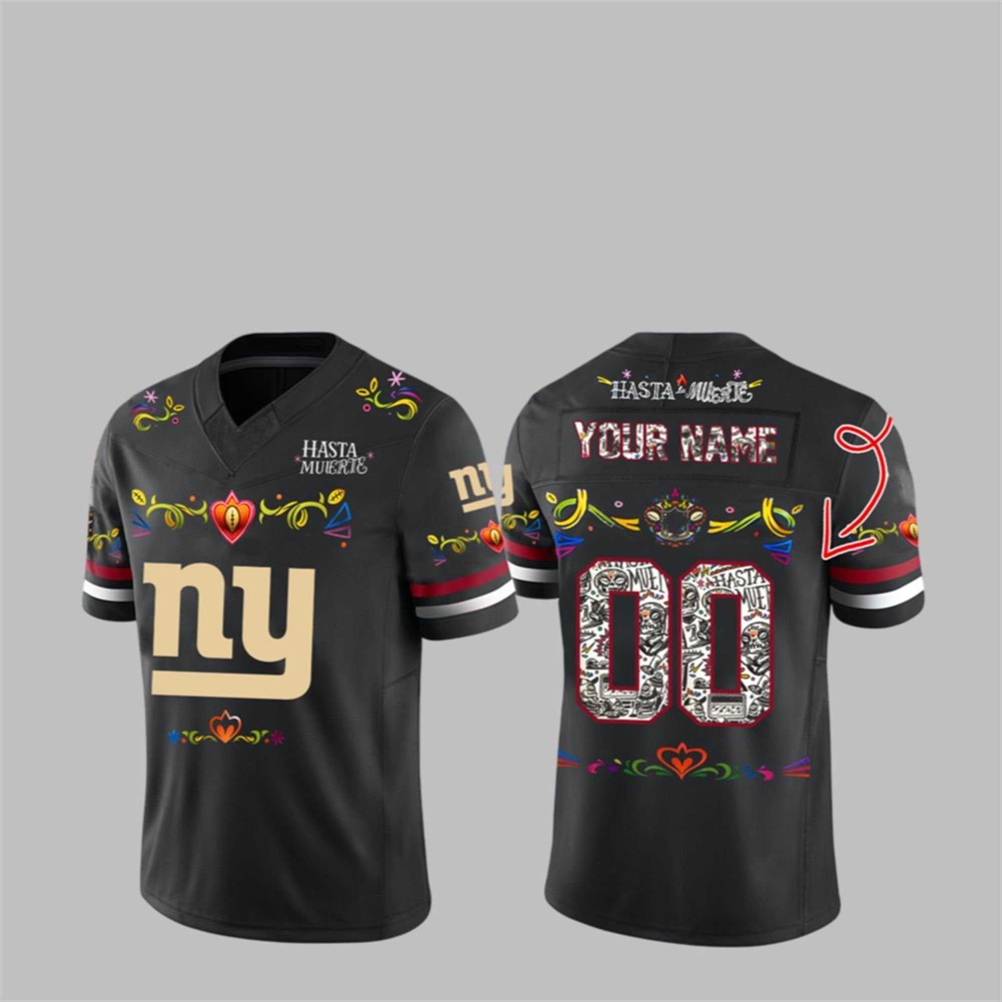 2025 New York Giants Hasta La Muerte Jersey
