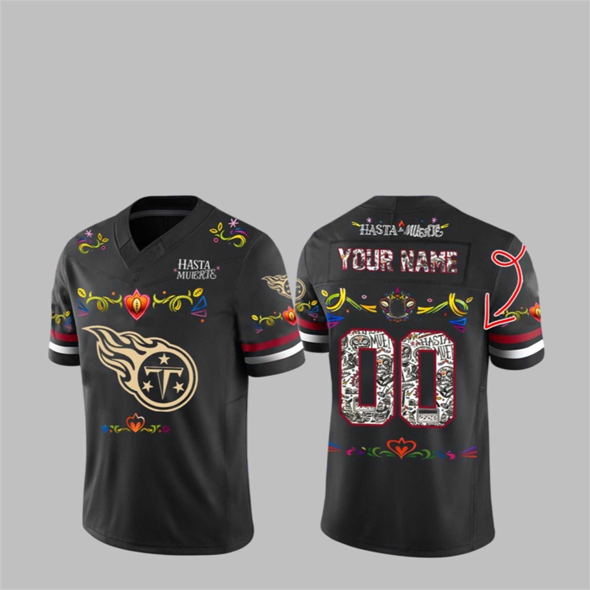 2025 Tennessee Titans Hasta La Muerte Jersey
