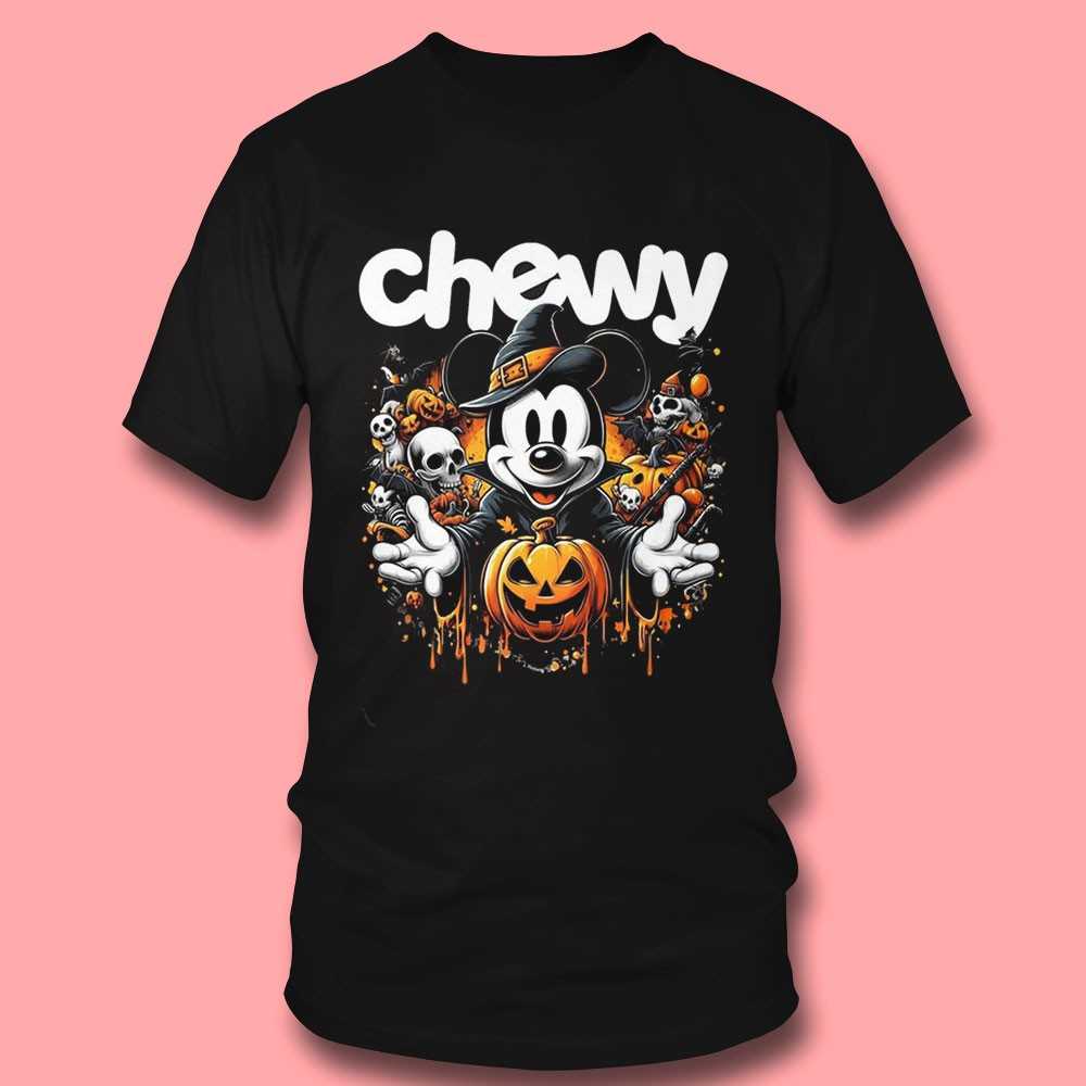 Chewy Halloween Mickey Tee Shirt