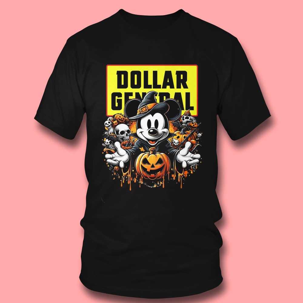 Dollar General Halloween Mickey Tee