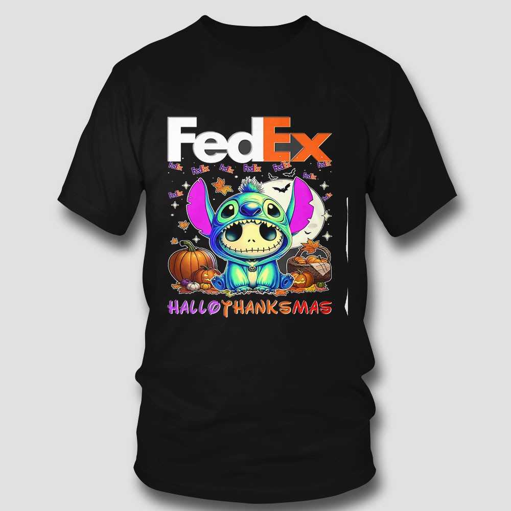 Fedex Stitch Hallothanksmas T-shirt Fedex Stitch Hallothanksmas T-shirt