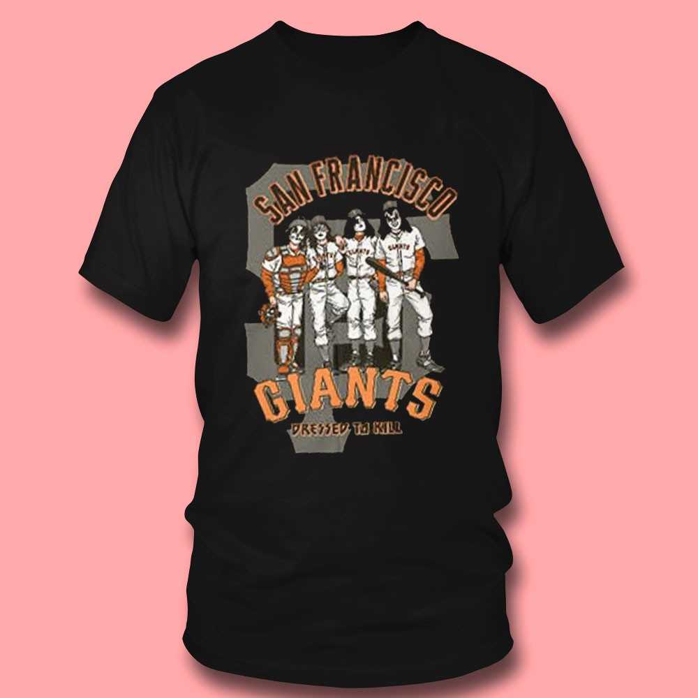 Kiss X Giants Baseball Tee