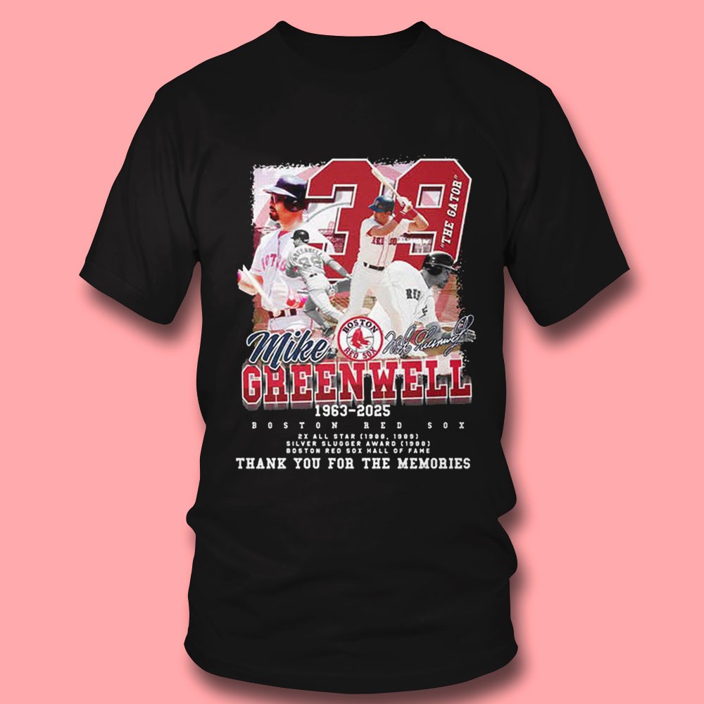 Mike Greenwell Boston Red Sox Legends T-shirt