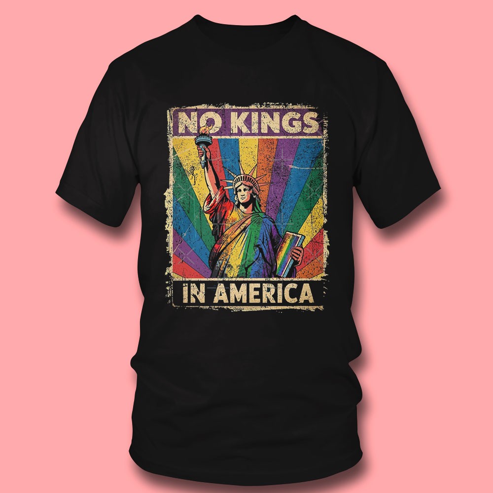 No Kings In America Pride T-shirt