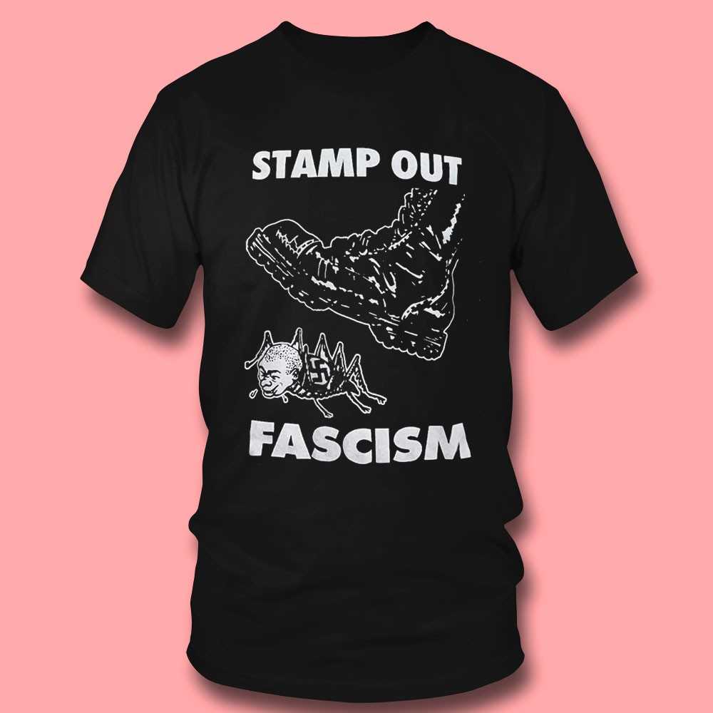 Stamp Out Fascism Boot Stomp Tee Stamp Out Fascism Boot Stomp Tee