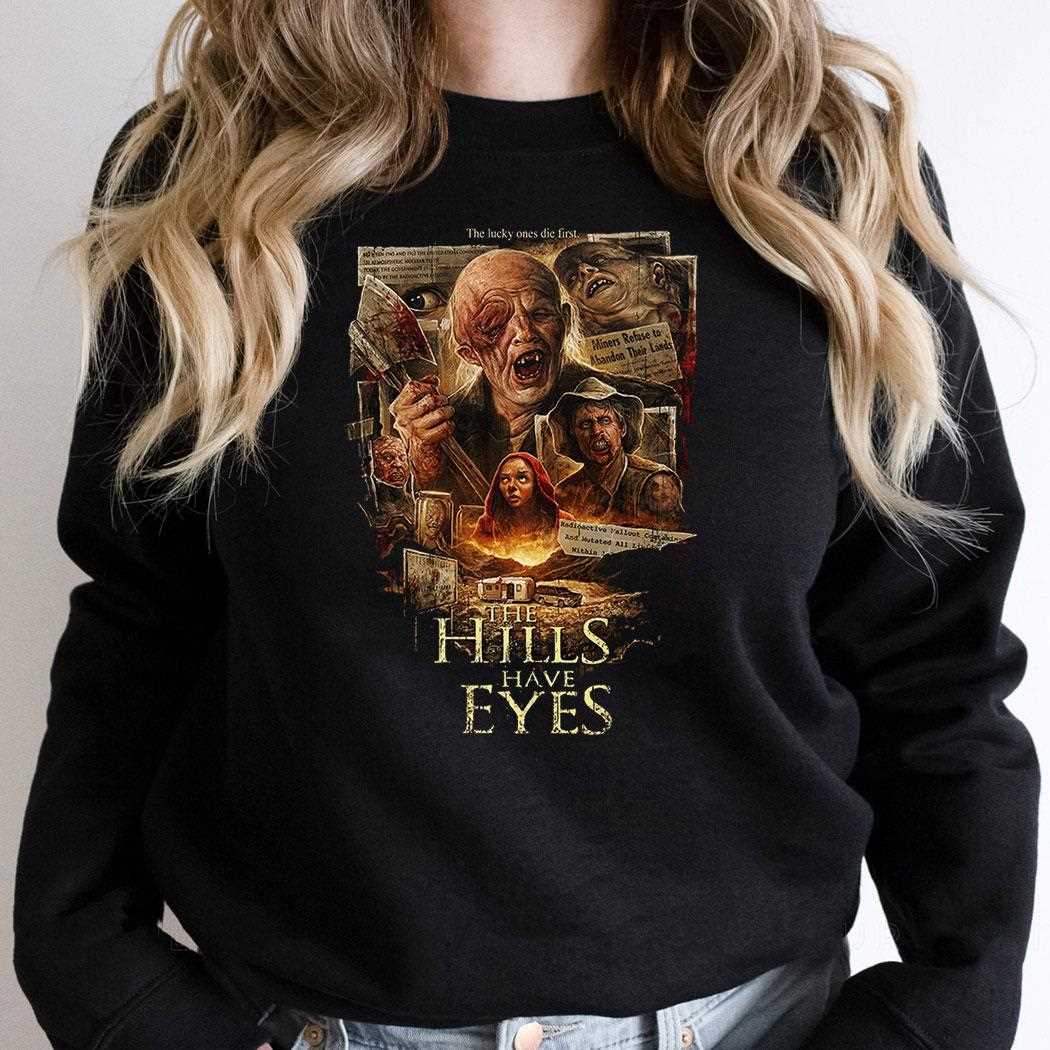 The Hills Have Eyes Mutant Family Newspaper Collage Tee The Hills Have Eyes Mutant Family Newspaper Collage Tee