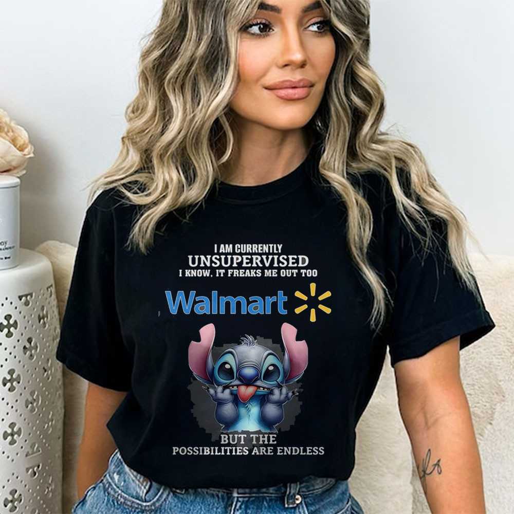 Stitch Walmart Unsupervised Endless Possibilities T-shirt Stitch Walmart Unsupervised Endless Possibilities T-shirt