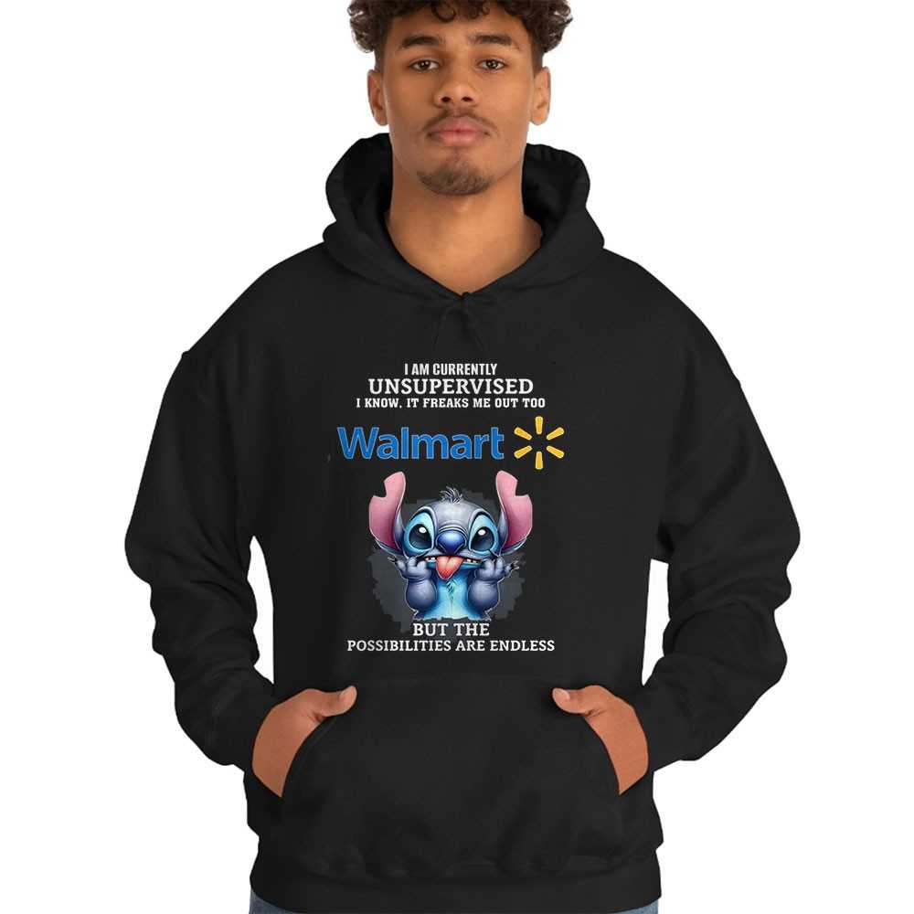 Stitch Walmart Unsupervised Endless Possibilities T-shirt Stitch Walmart Unsupervised Endless Possibilities T-shirt