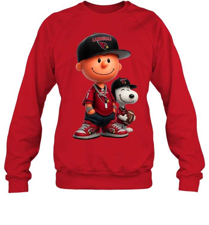 Arizona Cardinals Charlie Brown And Snoopy Shirt Arizona Cardinals Charlie Brown And Snoopy Shirt