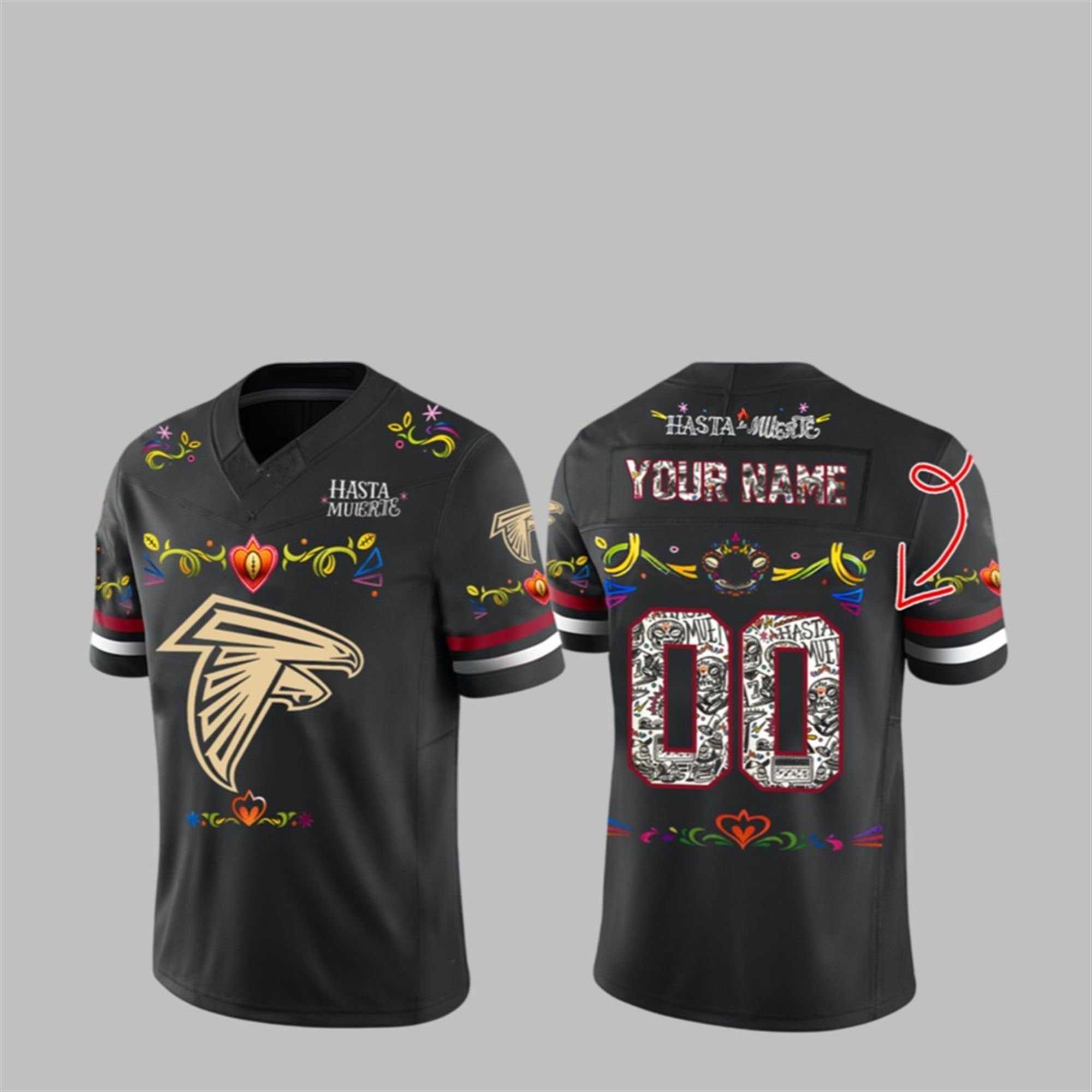 Atlanta Falcons Hasta La Muerte 2025 Jersey