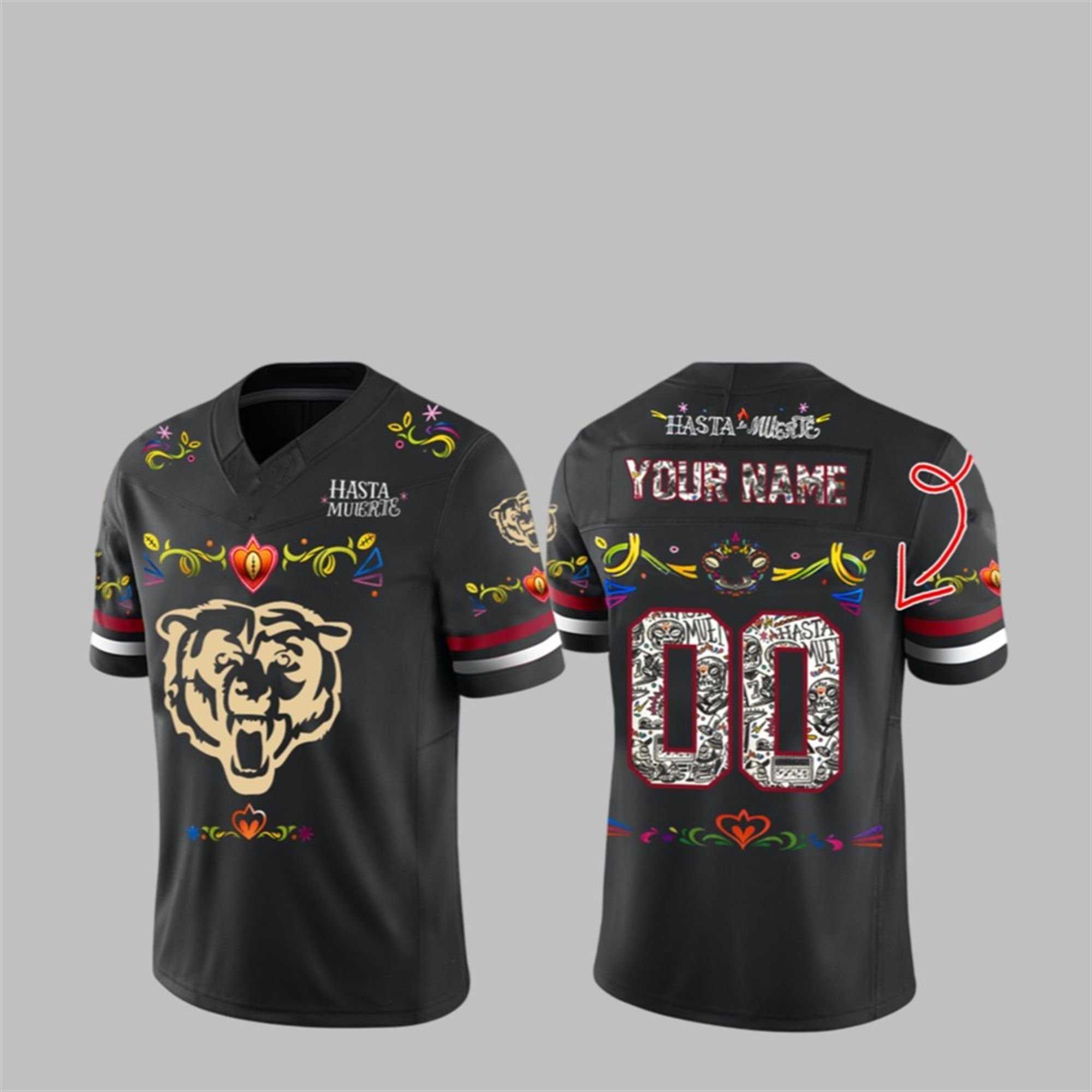 Chicago Bears Hasta La Muerte 2025 Jersey