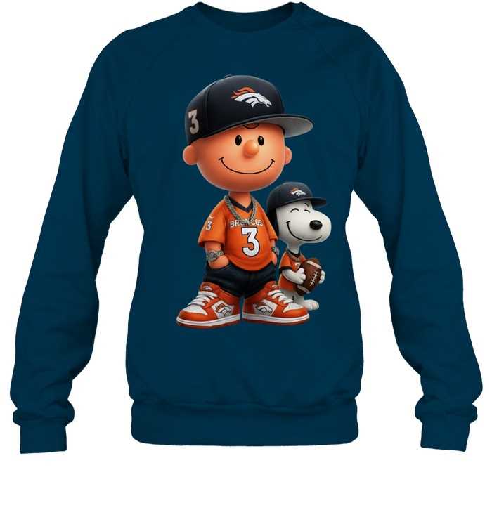 Denver Broncos Charlie Brown And Snoopy Shirt Denver Broncos Charlie Brown And Snoopy Shirt