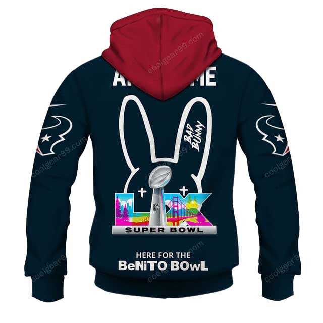Houston Texans X Bad Bunny Super Bowl Lx 2026 Hoodie