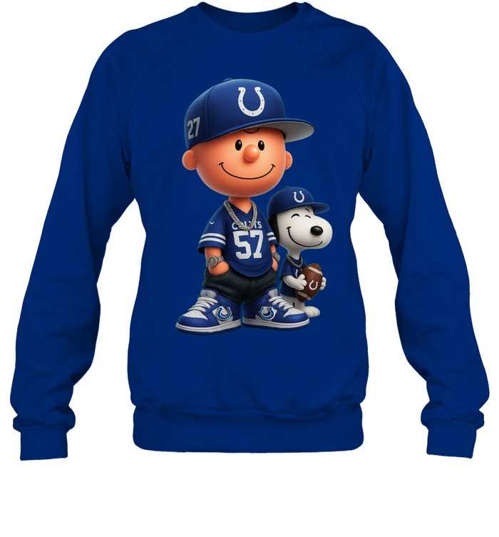 Indianapolis Colts Charlie Brown And Snoopy Shirt Indianapolis Colts Charlie Brown And Snoopy Shirt
