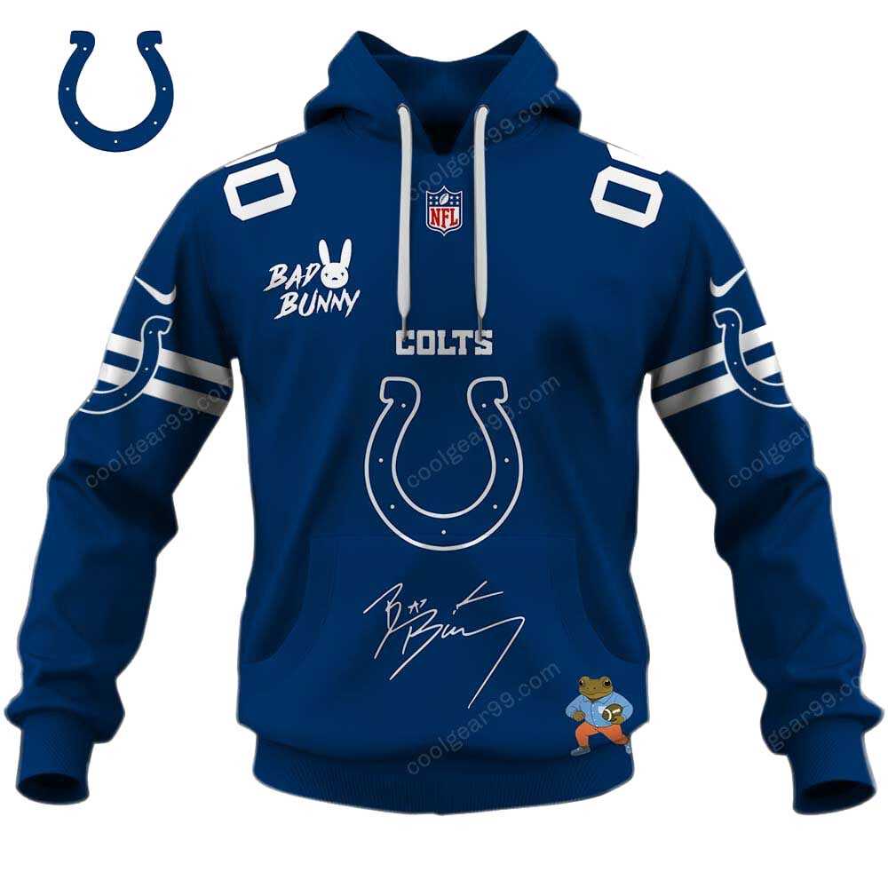 Indianapolis Colts X Bad Bunny Super Bowl Lx 2026 Hoodie