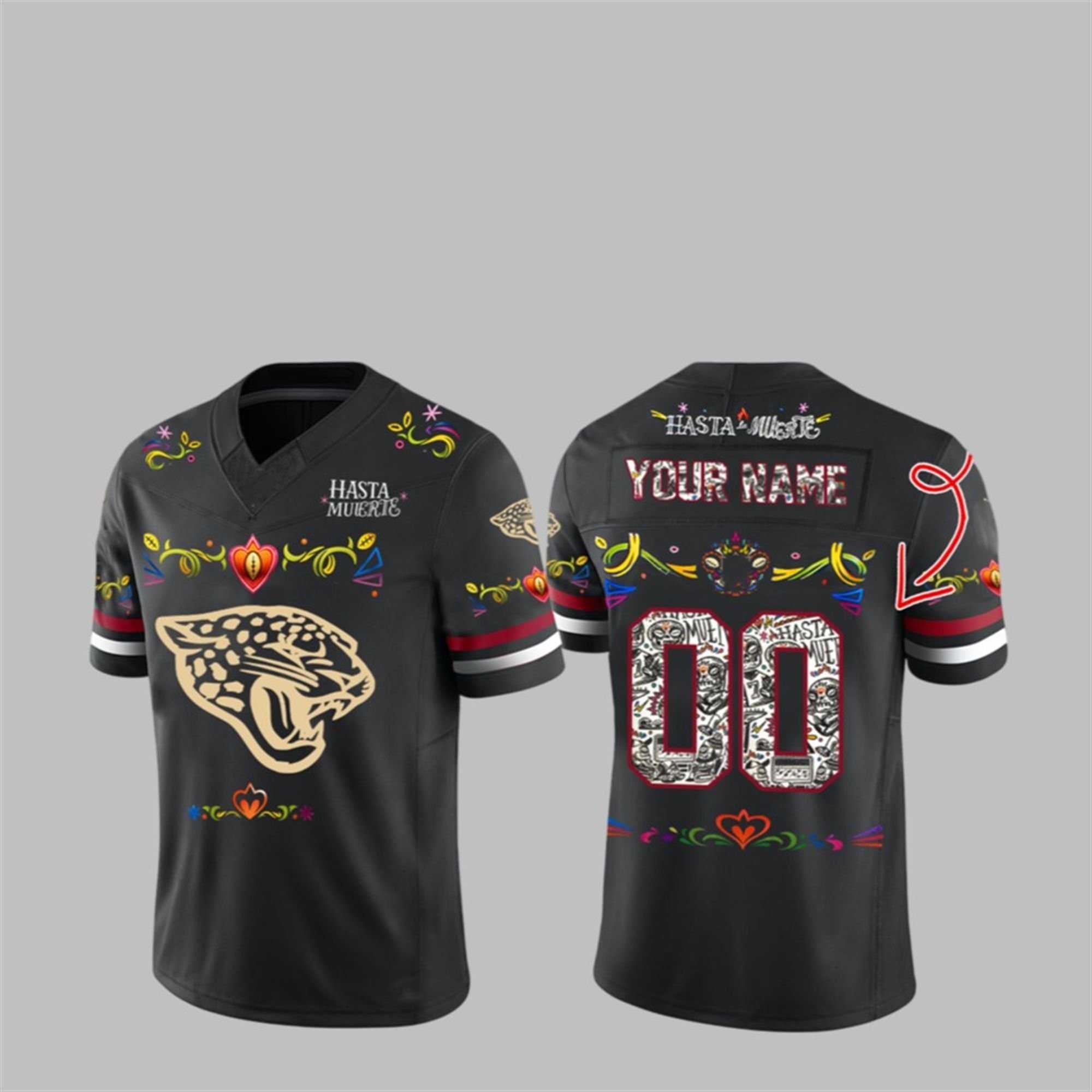 Jacksonville Jaguars Hasta La Muerte 2025 Jersey