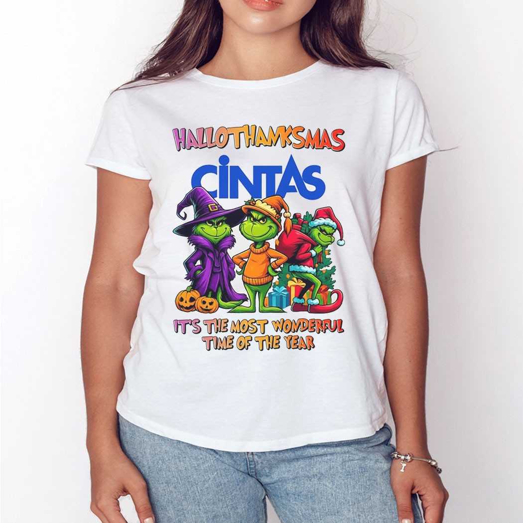Cintas Hallothanksmas Grinch Trio Tee