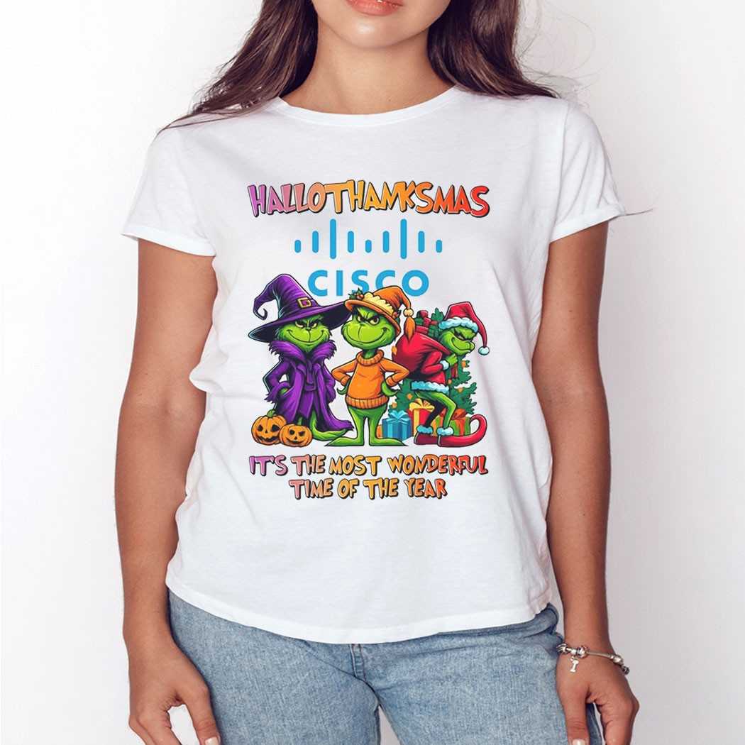 Cisco Hallothanksmas Grinch Trio Tee