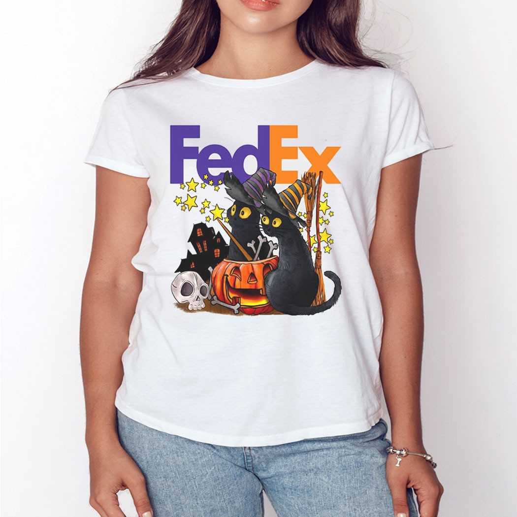 Fedex Halloween Black Cats Tee