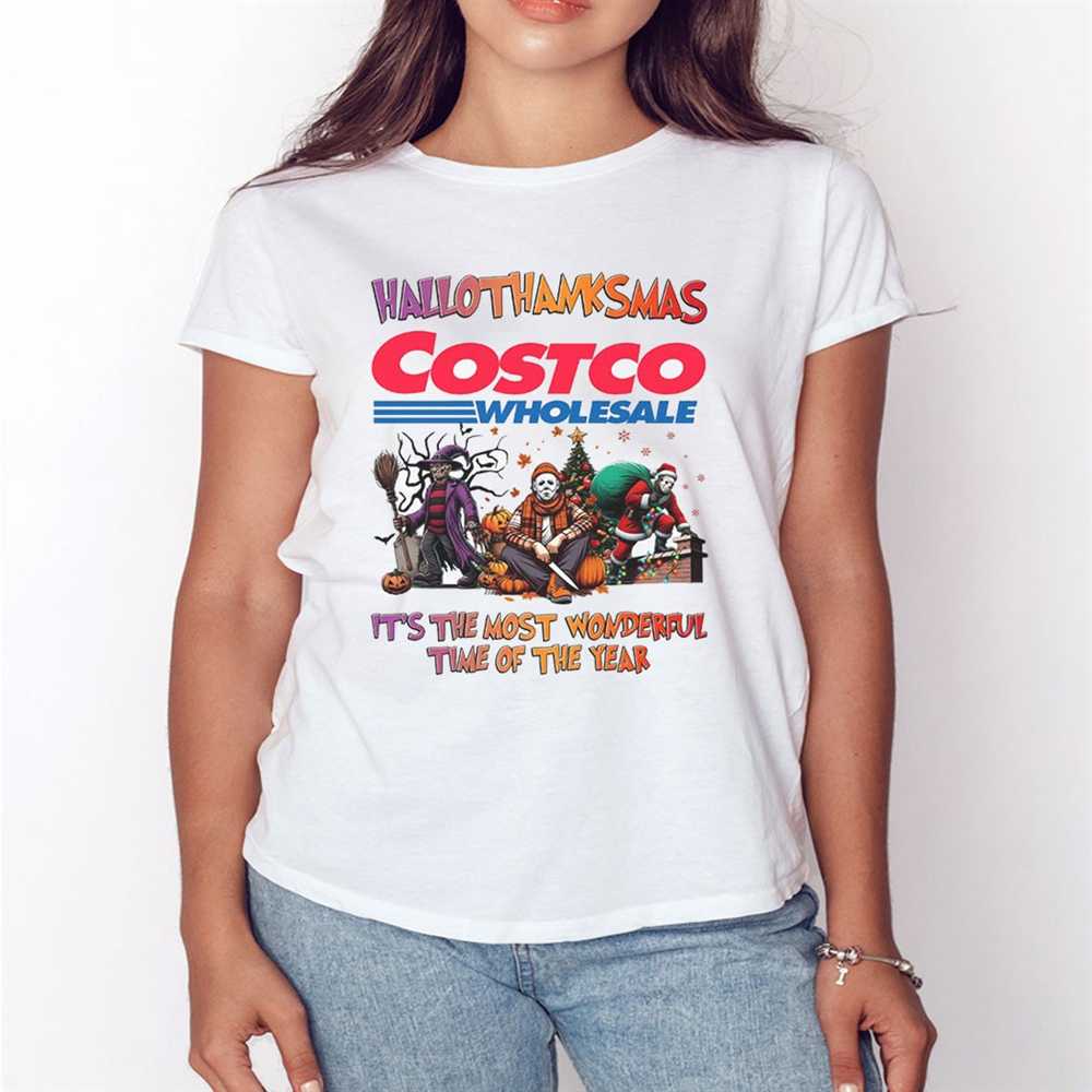 Hallothanksmas Horror Crew Costco Wholesale It’s The Most Wonderful Time Of The Year Tee