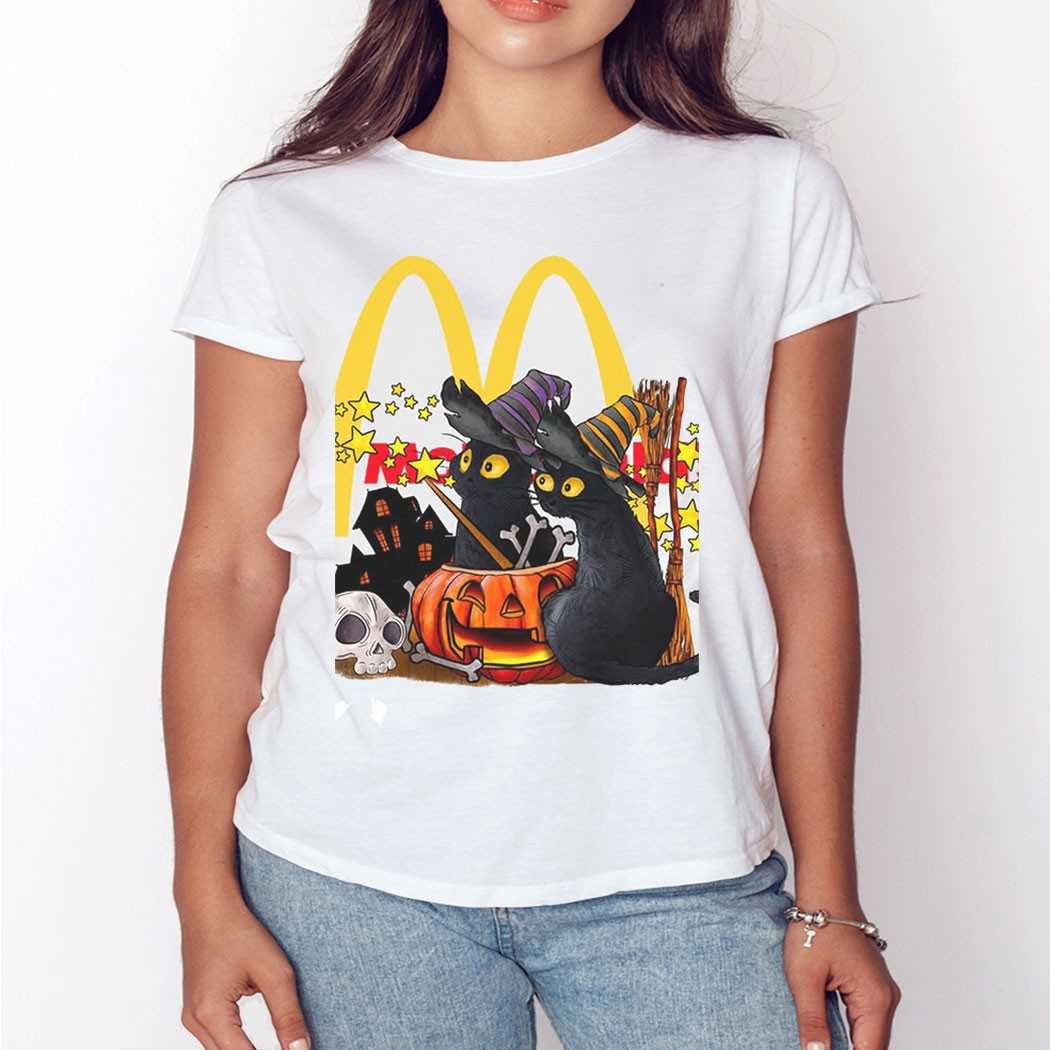 Mcdonald’s Halloween Black Cats Tee