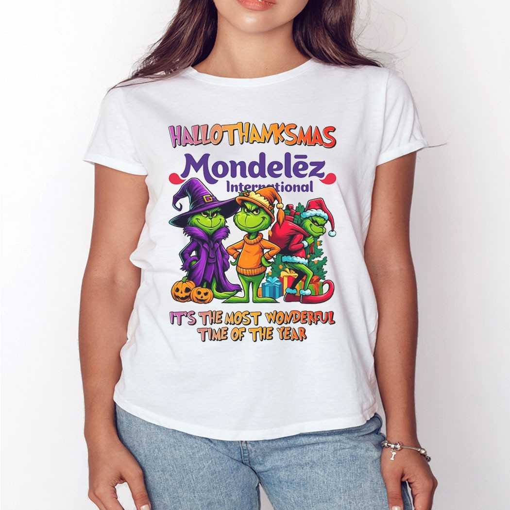 Mondelez International Hallothanksmas Grinch Trio Tee