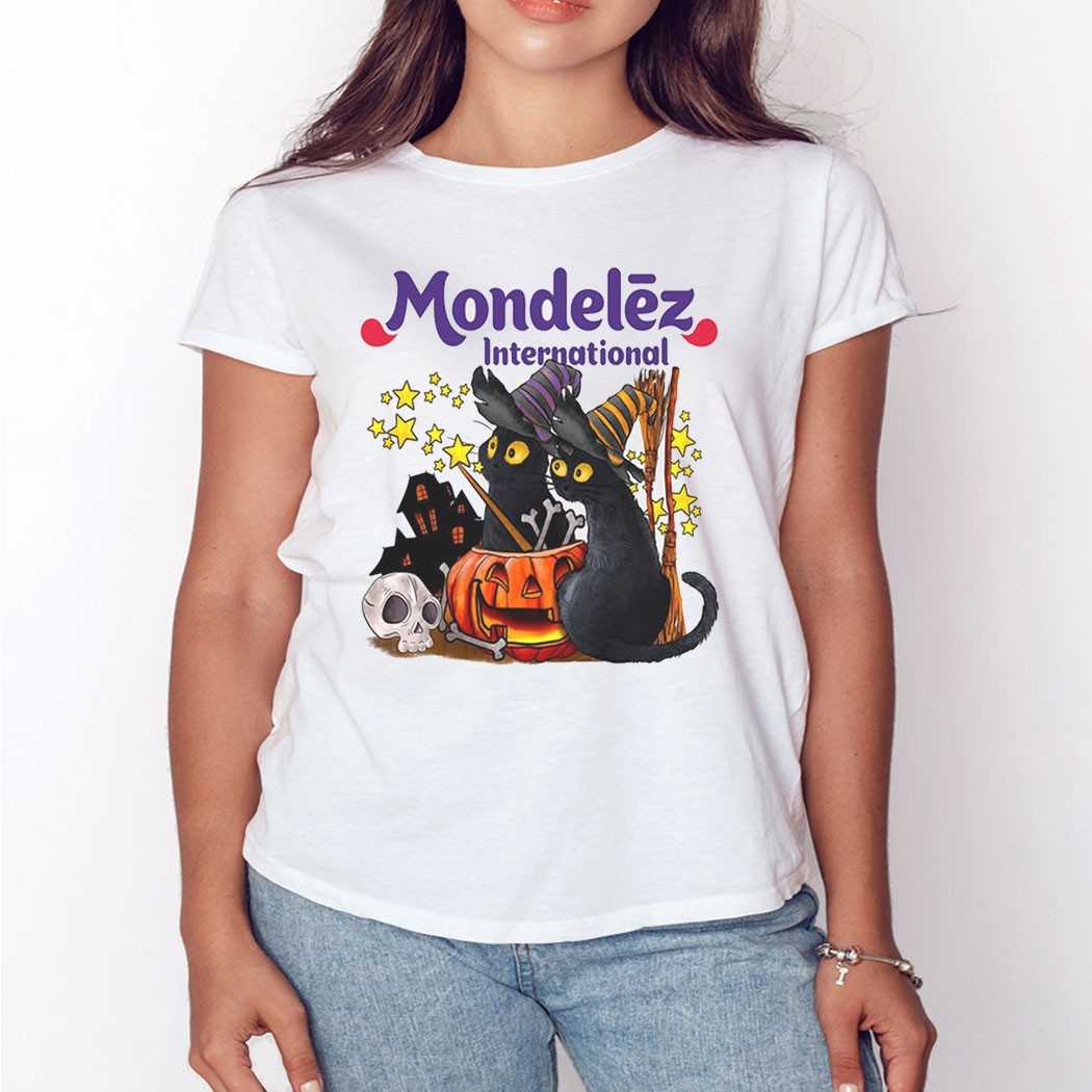Mondelez International Halloween Black Cats Tee