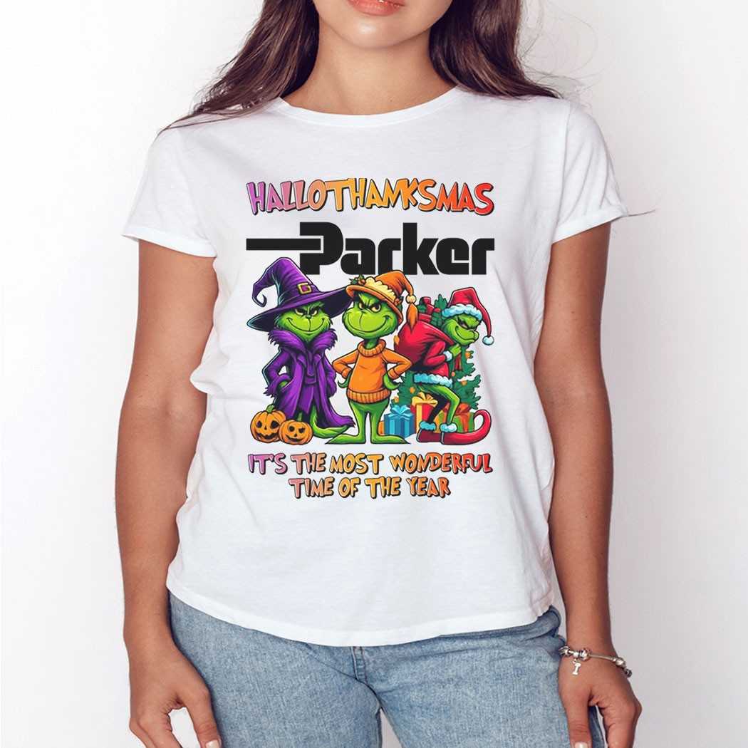 Parker Hallothanksmas Grinch Trio Tee