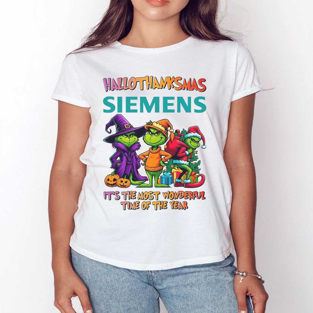 Siemens Hallothanksmas Grinch Trio Tee
