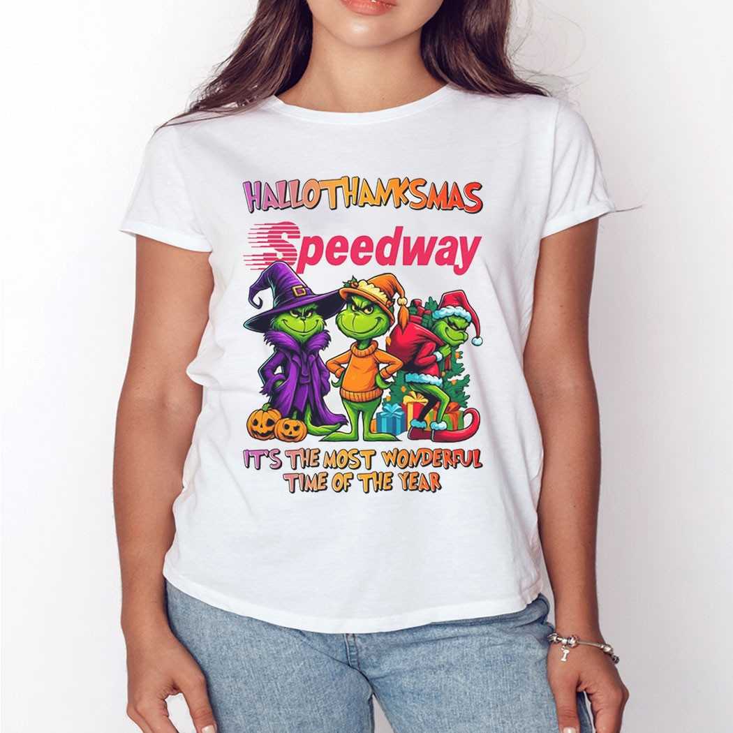 Speedway Hallothanksmas Grinch Trio Tee Speedway Hallothanksmas Grinch Trio Tee